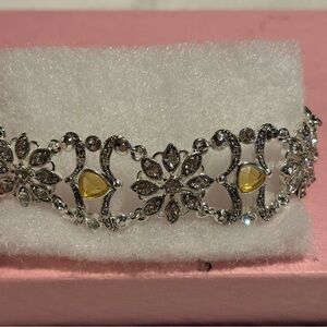Bracelet Rhinestone and Citrine